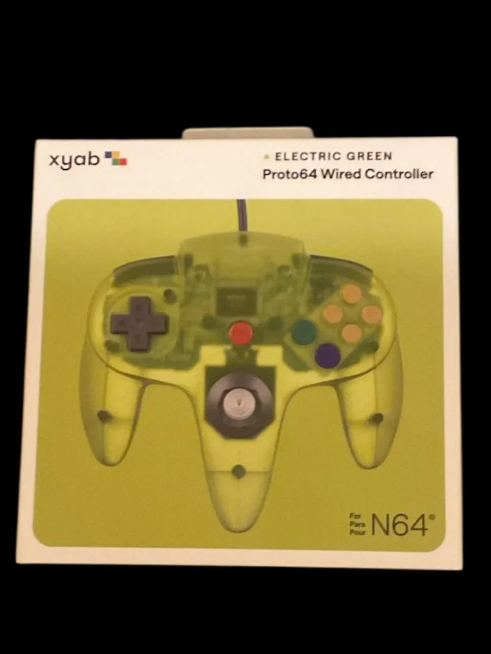 N64 XYAB Electric Green Controller Proto64 Funtastic Nintendo 64 Extreme